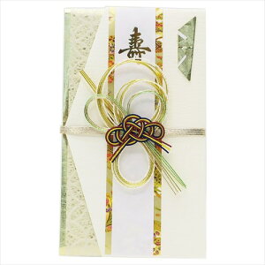 ご祝儀袋 友禅 白 優美金封 ご結婚祝い フロンティア 熨斗袋 中封筒 短冊付き 一万円位-グッズ マシュマロポップ
