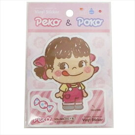ビニールステッカー ペコちゃん 不二家のミルキー ステッカー ゼネラルステッカー デコシール 耐水仕様 ティーンズ ジュニア メール便可 マシュマロポップ