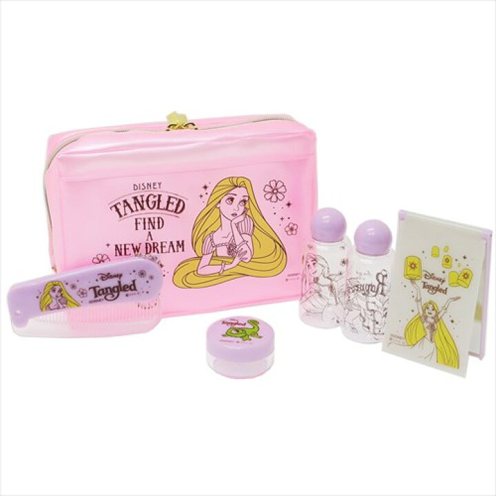 楽天市場 トラベルセット 塔の上のラプンツェル 旅行用品 ディズニープリンセス Sho Bi ミニボトル2個 クリームケース ミラー コーム ギフト 雑貨 ティーンズ ジュニア マシュマロポップ ガールズ雑貨通販マシュマロポップ