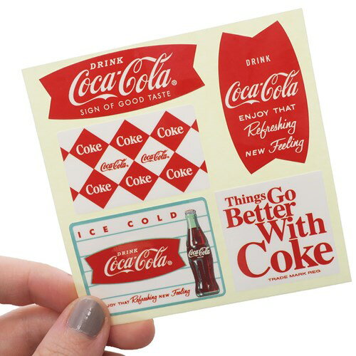 楽天市場 ダイカット ステッカー 231 コカコーラ ビッグ シール Coca Cola Life Style おしゃれ ティーンズ ジュニア メール便可 マシュマロポップ ガールズ雑貨通販マシュマロポップ