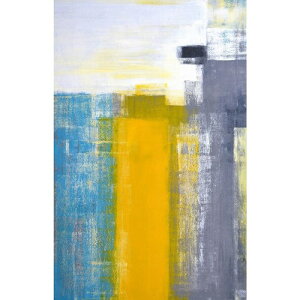 Art Panel Teal and Yellow Abstract Art Painting �A�[�g�p�l�� ���_�� �A�[�g ���H�� �t���[�����X �M�t�g �����C���e���A ���i �}�V���}���|�b�v