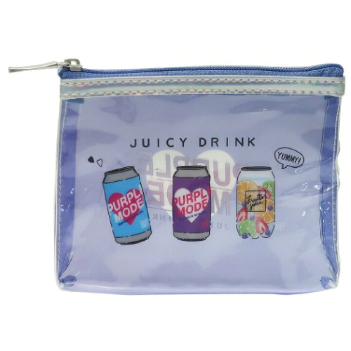 楽天市場 ミニ クリアポーチ Juicy Drink 化粧ポーチ 女の子向け クラックス 小物入れ コスメポーチ ファッショングッズ メール便可 マシュマロポップ ガールズ雑貨通販マシュマロポップ