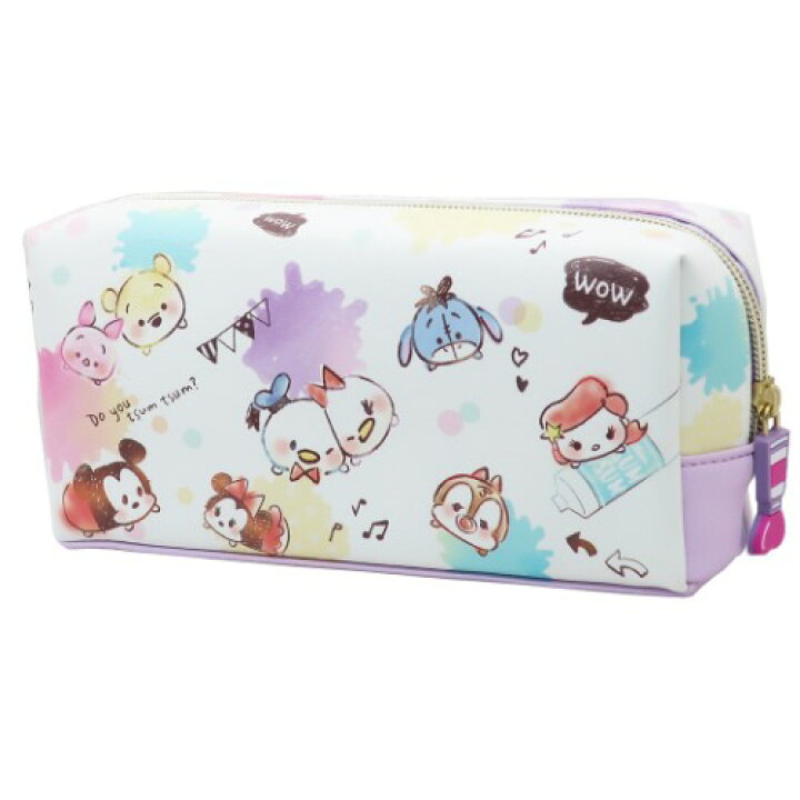 楽天市場 ディズニーツムツム 筆箱 Box ペンケース マスコットチャーム付き ディズニー クラックス 新学期 雑貨 ペンポーチ ガールズ雑貨通販マシュマロポップ