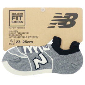 レディース スニーカーソックス グレー ニューバランス 女性用 靴下 new balance レンフロジャパン 23-25cm プレゼント スポーツブランドグッズ メール便可 マシュマロポップ