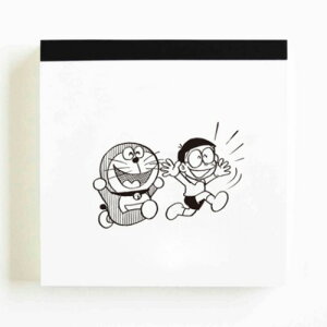 スクエア メモ のび太 ドラえもん メモ帳 グリーンフラッシュ プチギフト 4柄100枚 アニメティーンズ ジュニア メール便可 マシュマロポップ