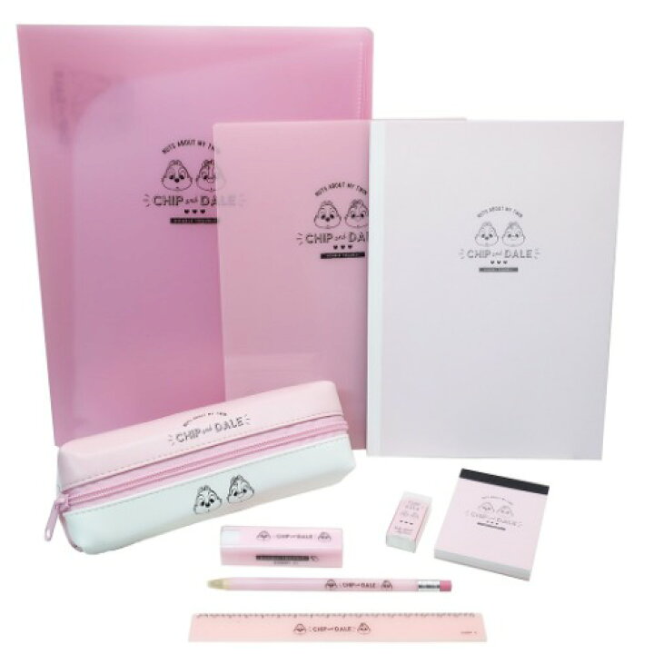 楽天市場 プレゼント 9点 文具セット チップ デール 可愛い文房具セット ディズニー 中学生 高校生 女の子向け おしゃれ キャラクターカミオジャパングッズマシュマロポップ ガールズ雑貨通販マシュマロポップ