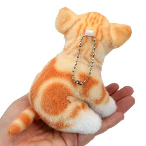 楽天市場 マスコット トラ猫 ミニ ぬいぐるみ ボールチェーン リアルネコ ねこ ユニック 約13cm かわいい プレゼントグッズ マシュマロポップ ガールズ雑貨通販マシュマロポップ