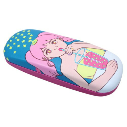 楽天市場 メガネケース 女の子 眼鏡ケース 竹井千佳 松尾繊維工業 ハードタイプ プレゼント ガーリーイラストグッズマシュマロポップ ガールズ雑貨通販マシュマロポップ