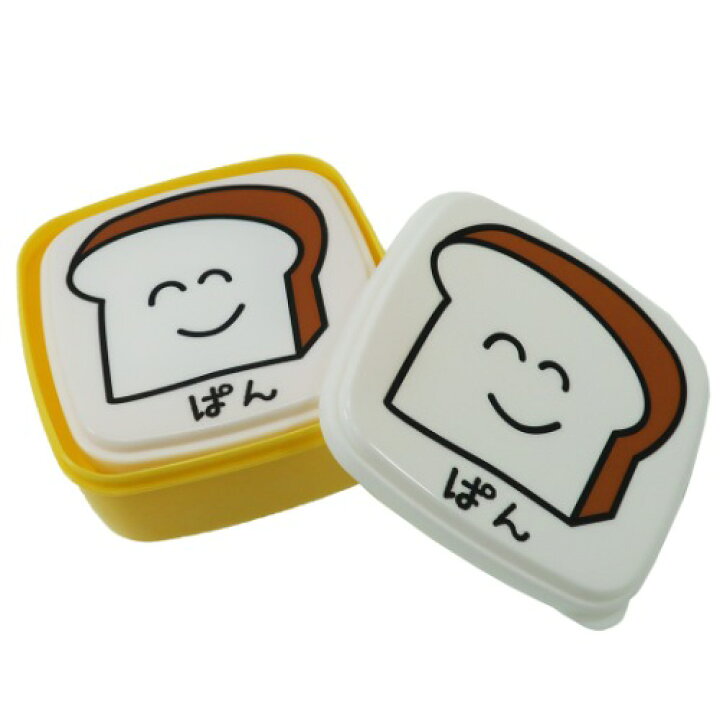 フードコンテナ4Pセット おえかきシリーズ お弁当箱 ぱんさん オクタニコーポレーション 食品保存 4段ランチボックス おもしろ 雑貨 グッズマシュマロポップ ガールズ雑貨通販マシュマロポップ お母さんと一緒 ニコニコぷん TOMOYUKA お弁当箱