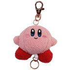 伸びる キーリング 星のカービィ ぬいぐるみ マスコット リール キーホルダー Kirby nintendo エスケイジャパン プレゼント マシュマロポップ