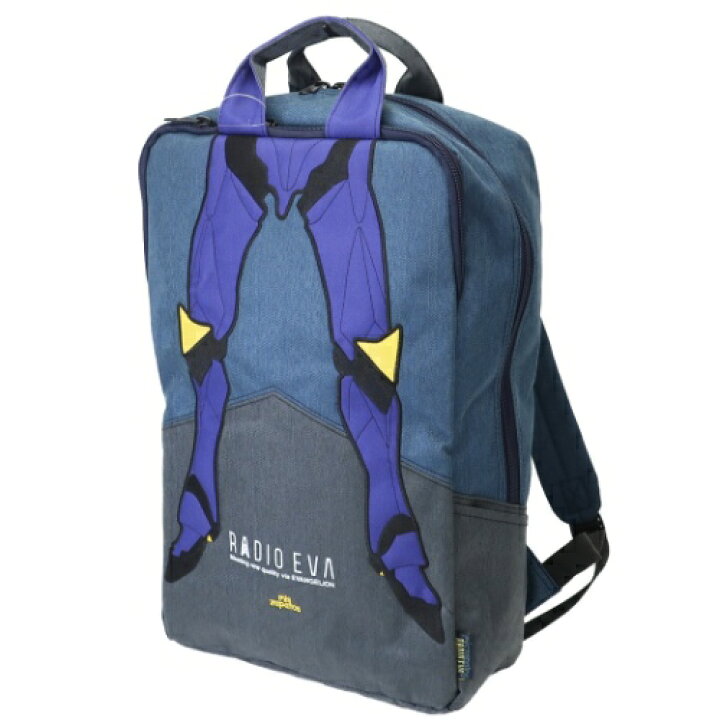 楽天市場 リュック Mis Zapatos X Radio Eva バイカラーバックパック 13号機 ブルー エヴァンゲリオンコラボ ターンオーバー プレゼント アニメ マシュマロポップ ガールズ雑貨通販マシュマロポップ