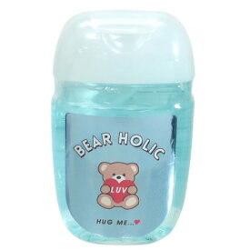 衛生雑貨 ポケット ハンドジェル ハートベア— トロピカルフルーツの香り Q-LIA 30ml 手洗い マシュマロポップ