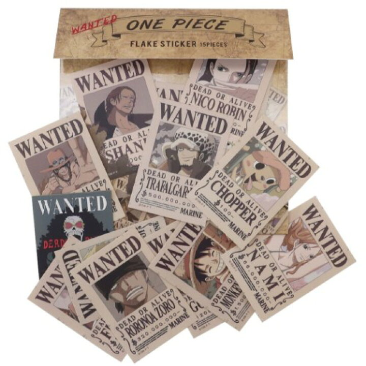 楽天市場】ミニ ステッカーセット 15枚セット ワンピース ONE PIECE 