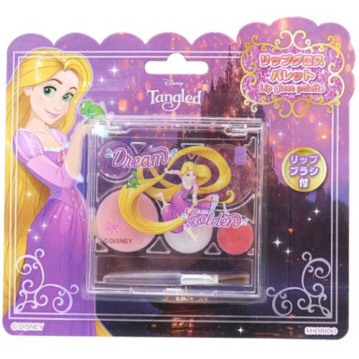 楽天市場 6色 リップグロス パレット 塔の上のラプンツェル キッズコスメ ディズニープリンセス 粧美堂 女の子向けギフト マシュマロポップ ガールズ雑貨通販マシュマロポップ