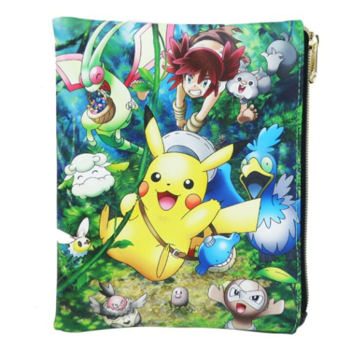 楽天市場 合皮平ポーチ ポケモン フラットポーチ 集合 劇場版 ポケットモンスター ココ スモールプラネット コレクション雑貨 メール便可 マシュマロ ポップ ガールズ雑貨通販マシュマロポップ