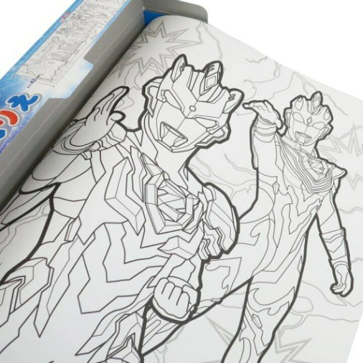 楽天市場 ビッグ 塗り絵 シート ウルトラヒーローズ ペタっと ロール ぬりえ ウルトラマン 特撮ヒーロー サンスター文具 壁に貼れる マシュマロポップ ガールズ雑貨通販マシュマロポップ