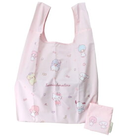 エコバッグ サンリオキャラクターズ 折りたたみ ショッピングバッグ いないいない サンリオ 丸眞 お買い物かばん メール便可 マシュマロポップ