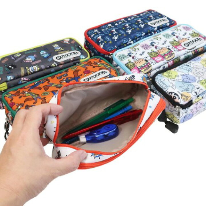 楽天市場 ペンケース チップ デール Wルーム型 ペンポーチ Outdoor ディズニー サンスター文具 筆箱 新入学新学期準備文具 女の子向け 小学生 中学生 高校生 マシュマロポップ ガールズ雑貨通販マシュマロポップ