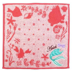 ミニタオル リトルマーメイド 抗菌防臭 ジャガード ハンカチタオル マーメイドドレス ディズニープリンセス 丸眞 プチギフト 女の子 保育園 幼稚園 小学生 メール便可 マシュマロポップ