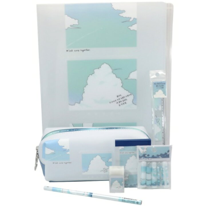 楽天市場 アオハル 文房具セット 7点文具セット 女の子 プレゼント 小学生 中学生 オシャレ文具 クラックス マシュマロポップ ガールズ雑貨通販マシュマロポップ