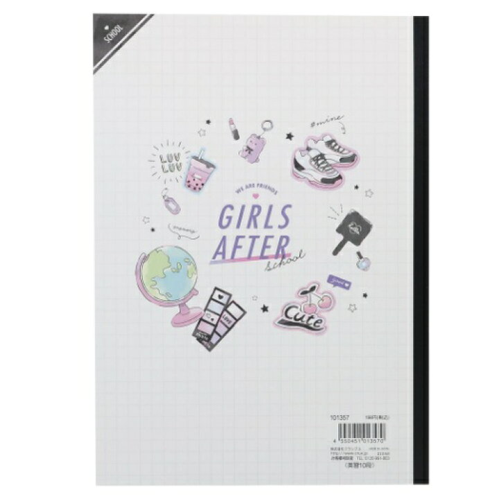 楽天市場 英語ノート B5 英習帳 10段 Girls After School クラックス 新学期準備文具 かわいい 小学生 中学生 女の子 メール便可 マシュマロポップ ガールズ雑貨通販マシュマロポップ 楽天市場 英語ノート B5 英習帳 10段 Girls After School クラックス 新学期準備文具 かわいい 小学生 中学生 女の子 メール便可 マシュマロポップ ガールズ雑貨通販マシュマロポップ