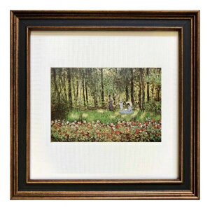  l Claude Monet Square Frame The family of the Artist in the Argenteuil garden H ZFA-62142 zt Mtg CeA i }V}|bv