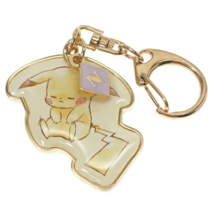 楽天市場 イニシャル メタル キーホルダー ポケモン キーリング ピカチュウ アルファベット N ポケットモンスター カミオジャパン プレゼント メール便可 マシュマロポップ ガールズ雑貨通販マシュマロポップ