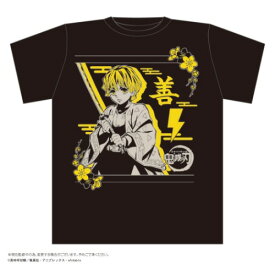 ボトル入り Tシャツ 鬼滅の刃 我妻善逸 ブラック T-SHIRTS 少年ジャンプ マックスリミテッド 半袖 アニメ マシュマロポップ