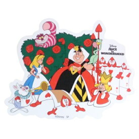 ステッカー ふしぎの国のアリス ダイカット ビニール ステッカー オールスター ディズニー スモールプラネット デコシール 防水 メール便可 マシュマロポップ