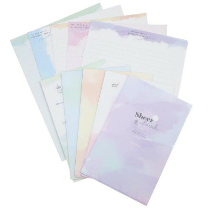 楽天市場 シアーラック レターセット My Select Letter クラックス 便箋 封筒 手紙セット かわいい メール便可 マシュマロポップ ガールズ雑貨通販マシュマロポップ