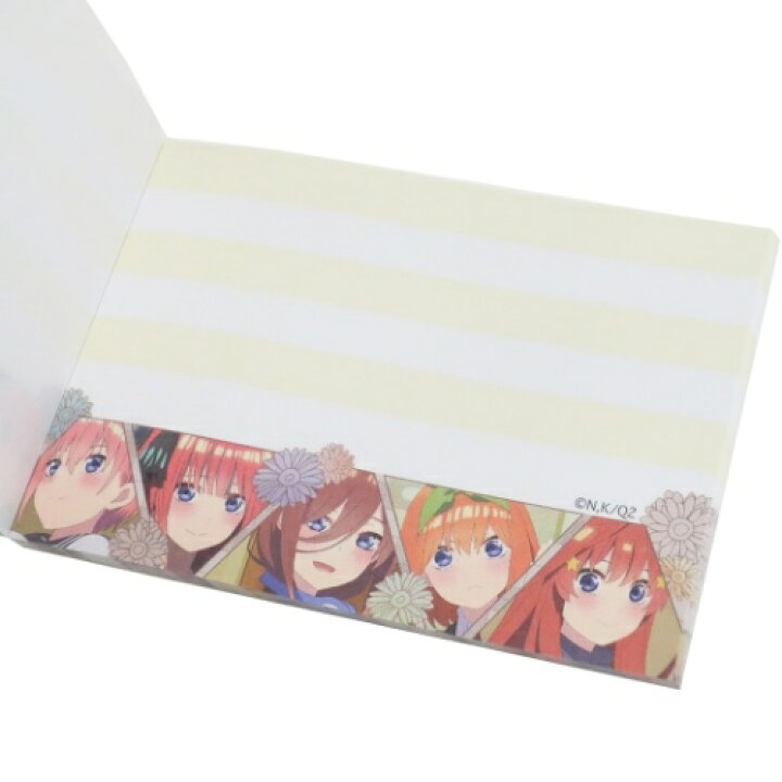 楽天市場 メモ帳 五等分の花嫁 ミニ ミニメモ フラワー クラックス コレクション文具 アニメメール便可 マシュマロポップ ガールズ雑貨通販マシュマロポップ