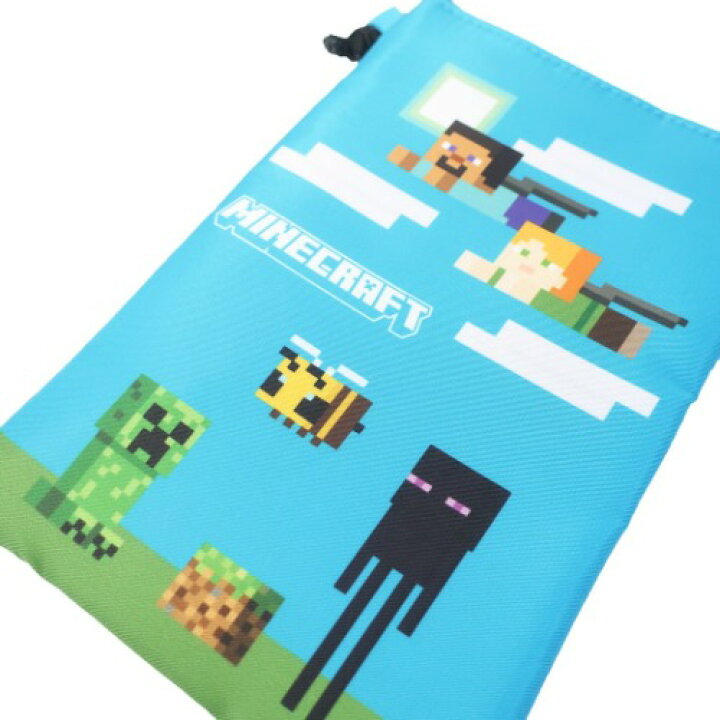 楽天市場 スクエア ポシェット マインクラフト Minecraft 縦型 ネックポーチ ブルー マイクラ ケイカンパニー プレゼント ゲームメール便可 マシュマロポップ ガールズ雑貨通販マシュマロポップ