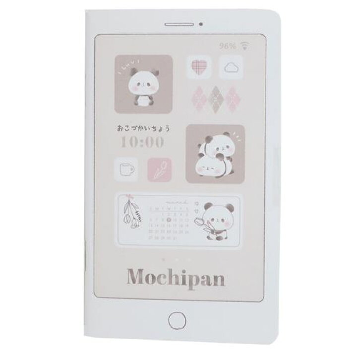 楽天市場 もちもちぱんだ キャッシュブック スマホ型おこづかい帳 カミオジャパン 子供お小遣いノート かわいい メール便可 マシュマロポップ ガールズ雑貨通販マシュマロポップ