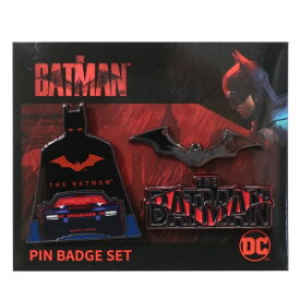 ピンバッジ THE BATMAN ザ バットマン ピンズ 3個セット DCコミック インロック コレクション雑貨 映画メール便可 マシュマロポップ
