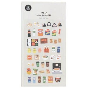 シールシート スワテリエステッカー see you S&C 食べ物 フード デコレーション DECOシール かわいい メール便可 マシュマロポップ