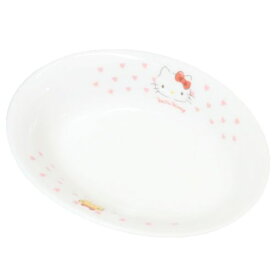 キッズ食器 ハローキティ カレー皿 ピンクハート サンリオ 金正陶器 女の子 子ども 子供 日本製食器 マシュマロポップ