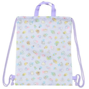 ナップサック すみっコぐらし 総柄 新入学 サンエックス 粧美堂 体操服かばん 新学期準備 女の子 マシュマロポップ