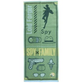 フェイスタオル スパイファミリー SPY FAMILY ジャガードロングタオル ロイド アイコン 少年ジャンプ 丸眞 新生活雑貨 アニメメール便可 マシュマロポップ