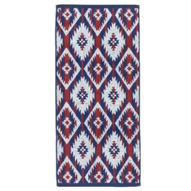 フェイスタオル ネイティブデザイン ジャガードロングタオル アラン 犬飼タオル 新生活準備 おしゃれ マシュマロポップ