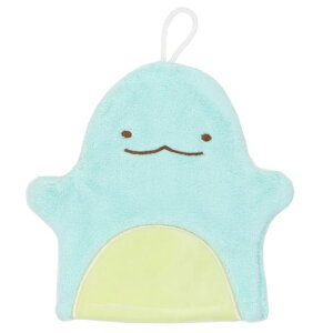タオル すみっコぐらし タオルパペット とかげ サンエックス サンタン ヘアドライパペット かわいい メール便可 マシュマロポップ