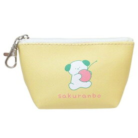 【ポイント10倍 & クーポン！】ミニポーチ トンムル ナスカン付きミニポーチ コンさくらんぼ ミントイン 小物入れ かわいい マシュマロポップ