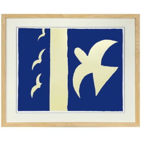 アートポスター ジョルジュ ブラック Georges Braque Oiseaux1955 美工社 額付き ギフト インテリア 取寄品 マシュマロポップ