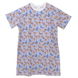 Tシャツ くまのプーさん ロング T-SHIRTS 仲間 パターン ディズニー スモールプラネット 半袖 マシュマロポップ