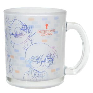 マグカップ 名探偵コナン ガラスマグカップ ラインアート コナン 少年サンデー 金正陶器 プレゼント ギフト アニメ マシュマロポップ