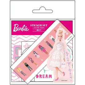 ダイカットシール バービー ステッカーセット Barbie インロック コレクション雑貨 デコレーション メール便可 マシュマロポップ