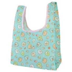 エコバッグ すみっコぐらし ポケット付きプチエコバッグ ブルー サンエックス ケイカンパニー ショッピングバッグ メール便可 マシュマロポップ