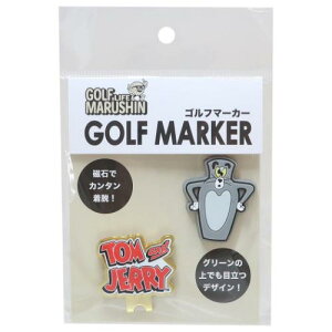 ゴルフ用品 トム&ジェリー ゴルフマーカー マーカートム ワーナーブラザース 丸眞 ゴルフ雑貨 メール便可 マシュマロポップ