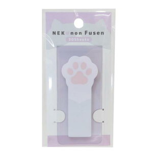 付せん NEKONON ネコノン 付箋 ハチワレ ねこ カミオジャパン 事務用品 かわいい メール便可 マシュマロポップ