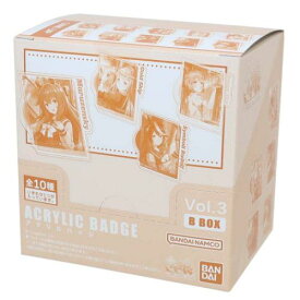 バッジ ウマ娘 プリティーダービー アクリルバッジ 全10種 10個入セット Vol.3 B BOX バンダイ コレクション雑貨 まとめ買い マシュマロポップ