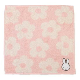 ハンドタオル ミッフィー タオルハンカチ シックフラワー ディックブルーナ マリモクラフト ミニタオル 汗拭きタオル 絵本メール便可 マシュマロポップ